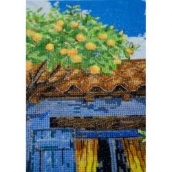Borduurpakket "Mediterranean reverie" 18x34 cm AH-291