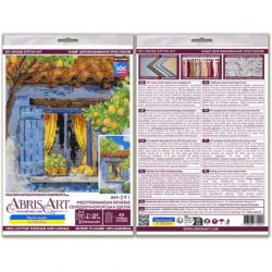 Borduurpakket "Mediterranean reverie" 18x34 cm AH-291