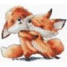 Borduurpakket "Red foxes" SANR-54