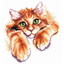 Borduurpakket "Red happiness" 17x18.5 cm SANR-56