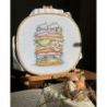 Borduurpakket "The cat is resting" 13,5 х 16 cm SANV-55