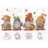 Borduurpakket "Autumn gnomes" 32х21,5 cm SANO-34