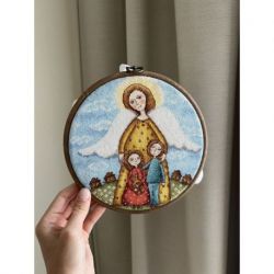 Borduurpakket "Childhood amulet" 19 х 19 cm SANA-10