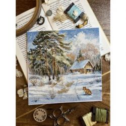 Borduurpakket "Frost and sun" 19 х 19 cm SANM-42