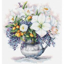 Borduurpakket "Floral Etude" 23 х 24 cm SANTS-13