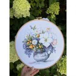 Borduurpakket "Floral Etude" 23 х 24 cm SANTS-13