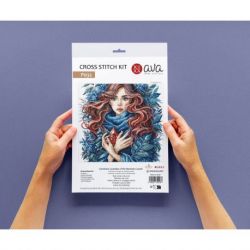 Borduurpakket Carminea. Guardian of the Vermilion Crystal AVA-P032