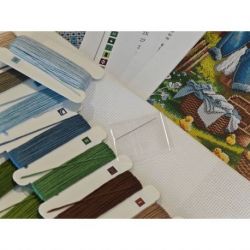 Borduurpakket Spring at the Farm AVA-P159