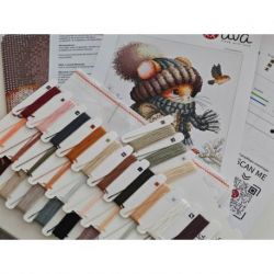 Borduurpakket "Autumn Fairytale Mouse" 20.80 x 19.84 cm AVA-P012