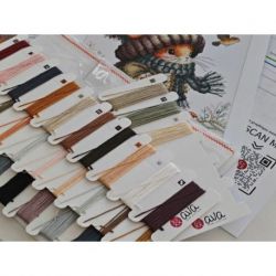 Borduurpakket "Autumn Fairytale Mouse" 20.80 x 19.84 cm AVA-P012