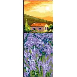 Voorbedrukt stramien - Dans la lavande - UNITE