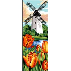 Voorbedrukt stramien - Le moulin - UNITE