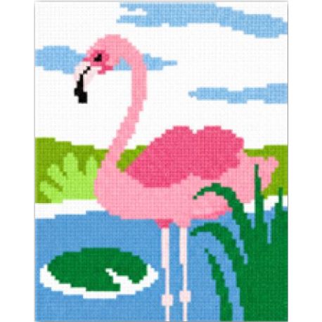 Voorbedrukt pakket - Flamant rose