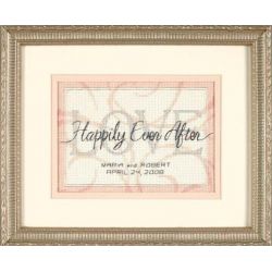 Borduurpakket Happily Ever After Wedding Record S65045
