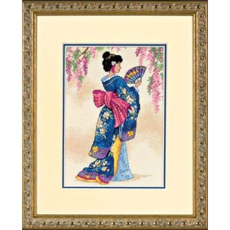 Borduurpakket Elegant Geisha D06953