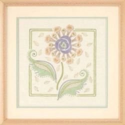 Voorbedrukt pakket Textured Floral D1540