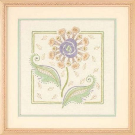 Voorbedrukt pakket Textured Floral D1540