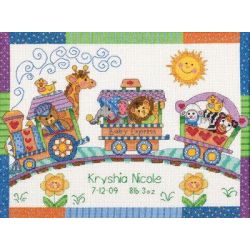 Borduurpakket Baby Express Birth Record D73428