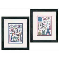 Borduurpakket New York & Paris D70-35407