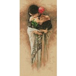 Borduurpakket 18 x 36cm The Rose D70-35331