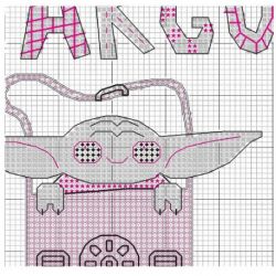 Borduurpakket "Precious Cargo" Star Wars The Mandalorian D70-65225