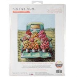 Borduurpakket "Flowers for Sale" 22x30 cm D70-35440