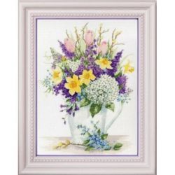 Borduurpakket Primroses S/AK009