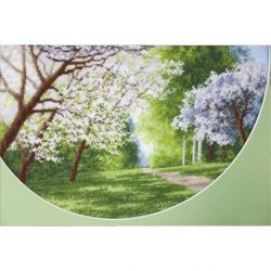 Borduurpakket Spring color 31.7x31.7 cm S/VM042