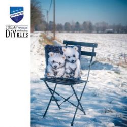 Knoopkussen kit Kleine ijsberen