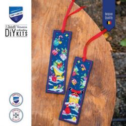 Bladwijzer kit Arreslee en Kerstman set van 2