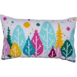 Kruissteekkussen kit Bomen