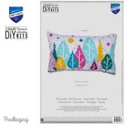 Kruissteekkussen kit Bomen