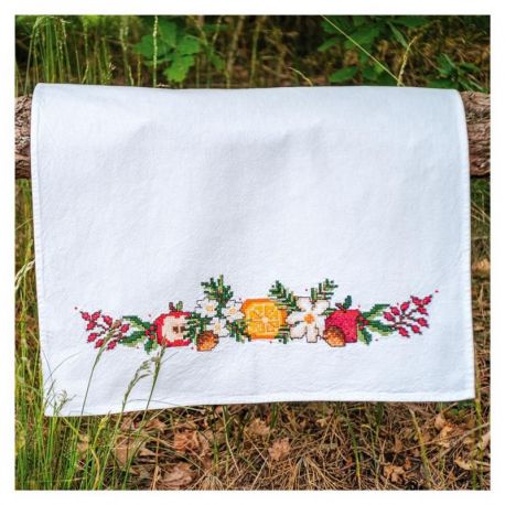 Handdoek kit Kerstfruit