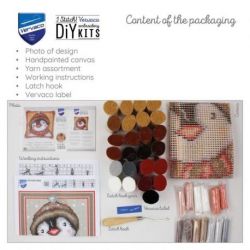 Knoopkussen kit Pinguin