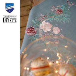 Tafelkleed kit Kerstrozen