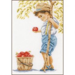 Telpakket kit Boy with apples