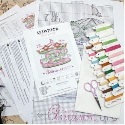 Borduurpakket Baby Carousel L8046