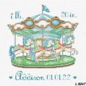 Borduurpakket Baby Carousel L8047