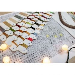 Borduurpakket Winter playtime 26x23cm L8057