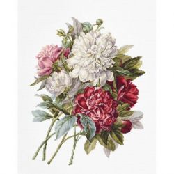 Borduurpakket The Peonies Luca-S-B2355