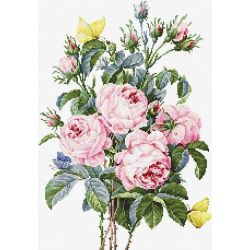 Borduurpakket Bouquet of roses Luca-S-B2373