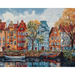 Borduurpakket "Copenhagen" 30x24cm Luca-S-BU5046