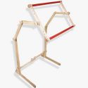 Borduurhulpmiddel Universal wooden embroidery stand 35x48cm Luca-S-J3548