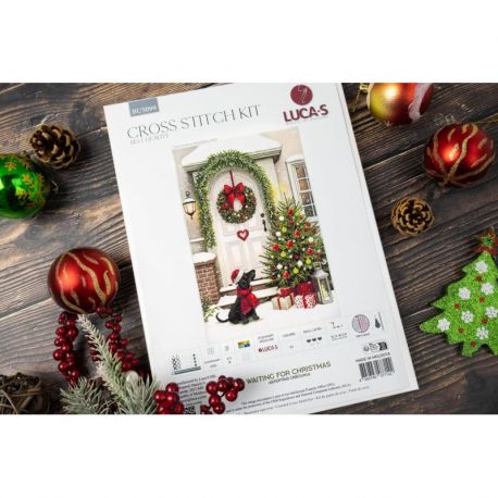 Borduurpakket "Waiting for Christmas" 32 x 48 cm Luca-S-BU5099
