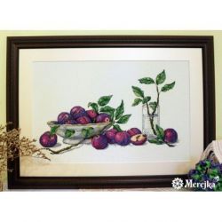 Borduurpakket Sweet Plums Merejka-K04