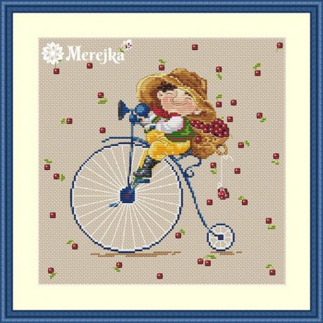 Borduurpakket Cherry Merejka-K38