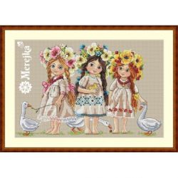 Borduurpakket Friends Merejka-K42