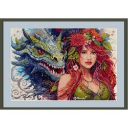 Borduurpakket Pure Flame 38x26 Merejka-K243