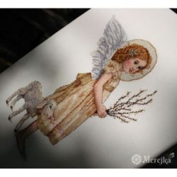 Borduurpakket Welcoming Spring 20x27 Merejka-K256B