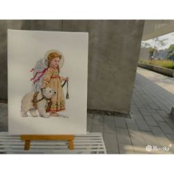 Borduurpakket Midwinter 20x27 Merejka-K257B